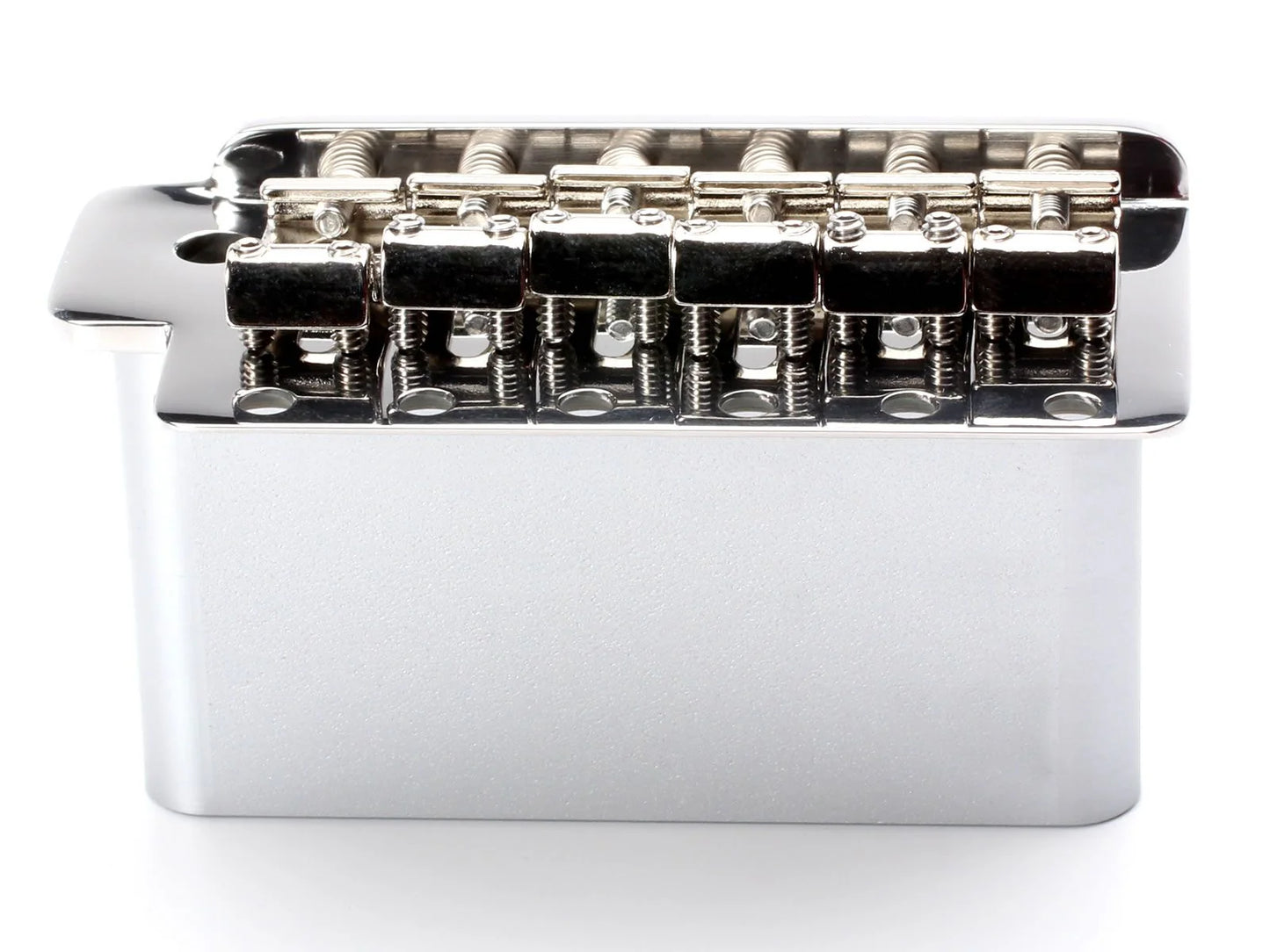 Callaham guitar bridge front view