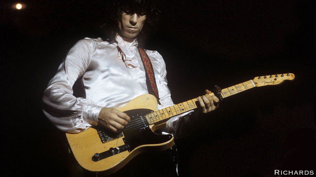 Keith Richards playing Telecaster