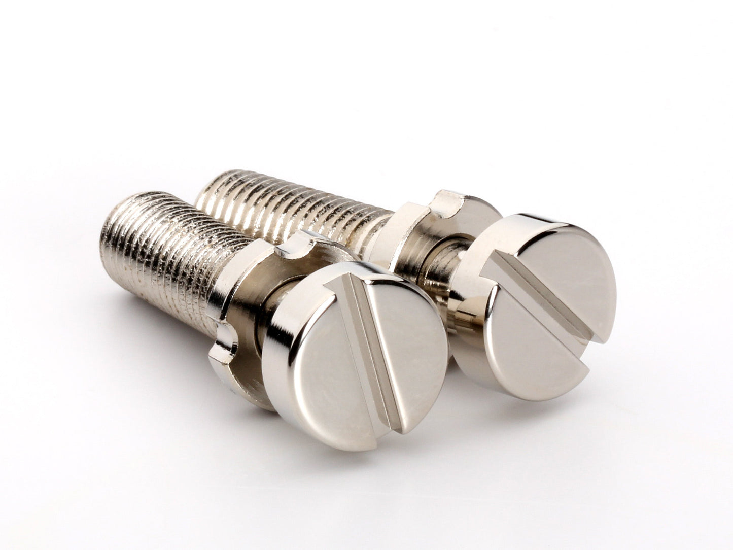 Music City Bridge locking stud set in polished nickel, 5/16-18 threads