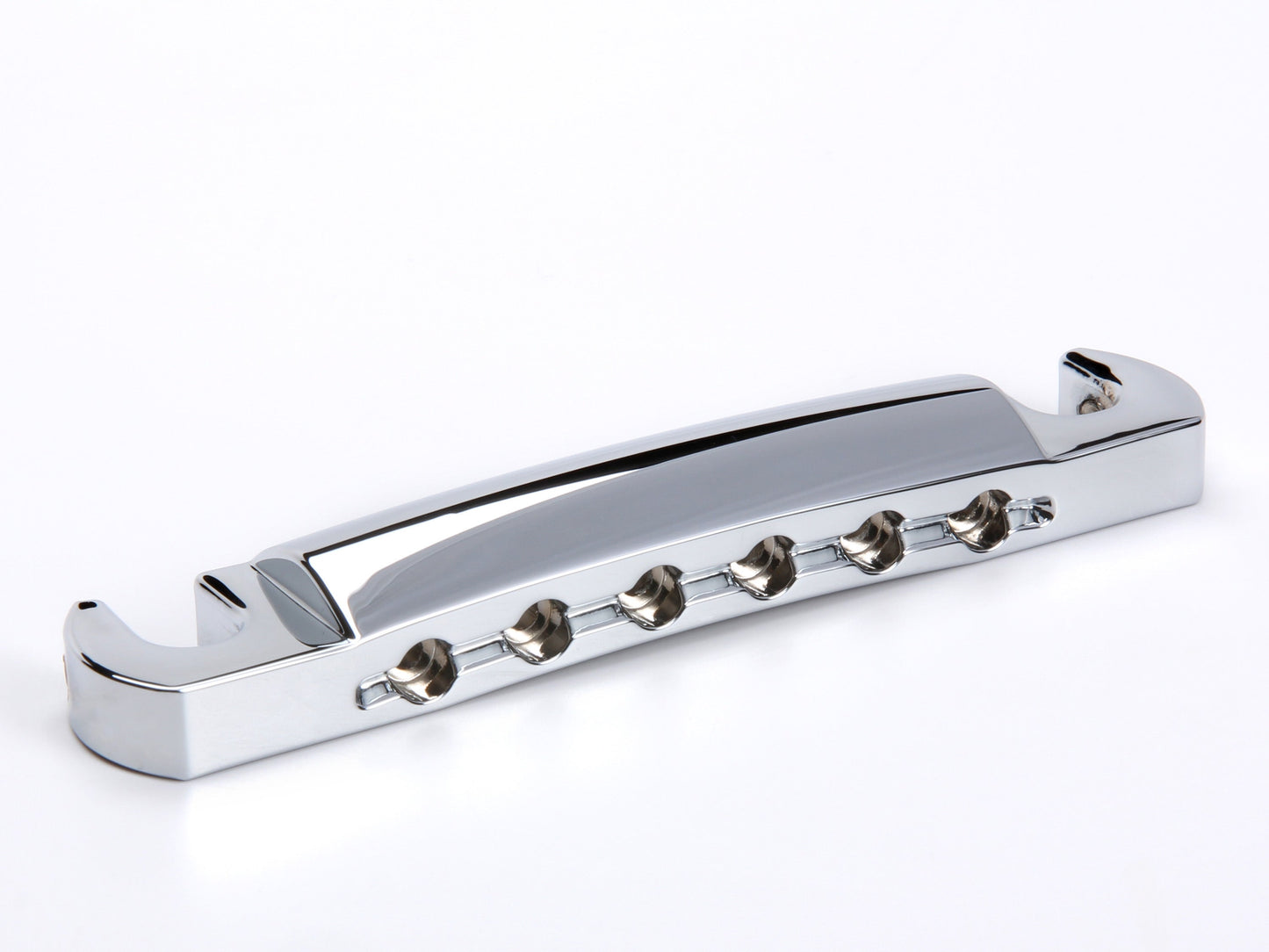 Pinnacle locking zinc stopbar tailpiece, chrome, rear