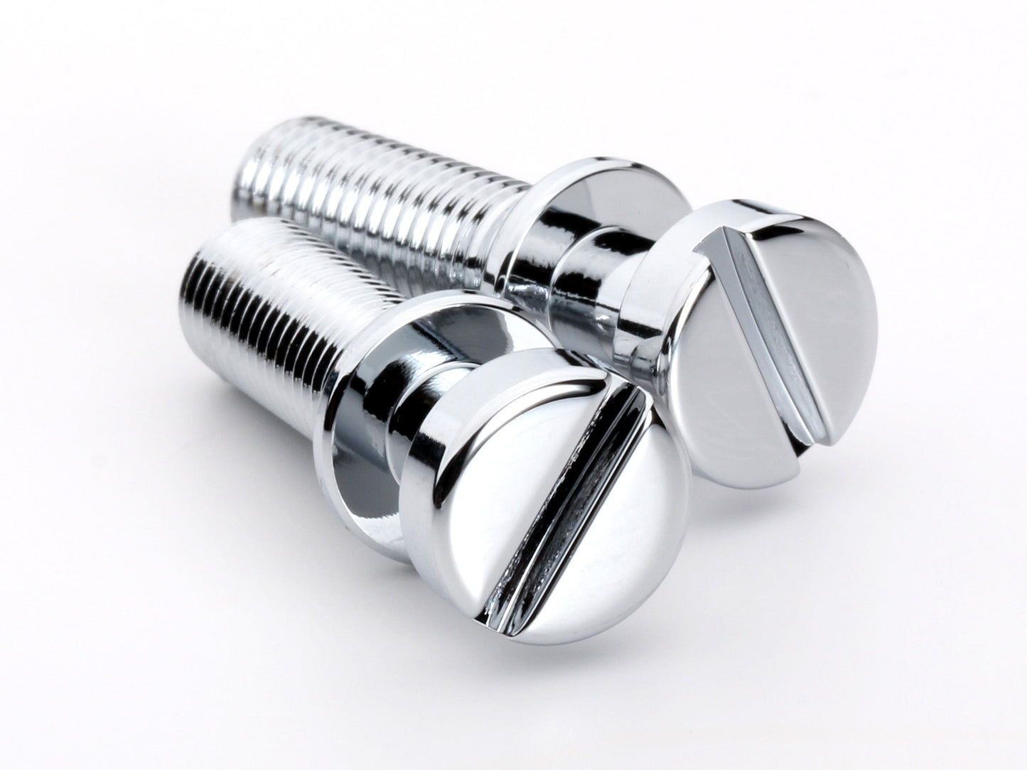 OEM stud set for stopbar or wraparound bridge, 5/16-24 thread, 25/32" thread length, chrome-plated brass, view 4