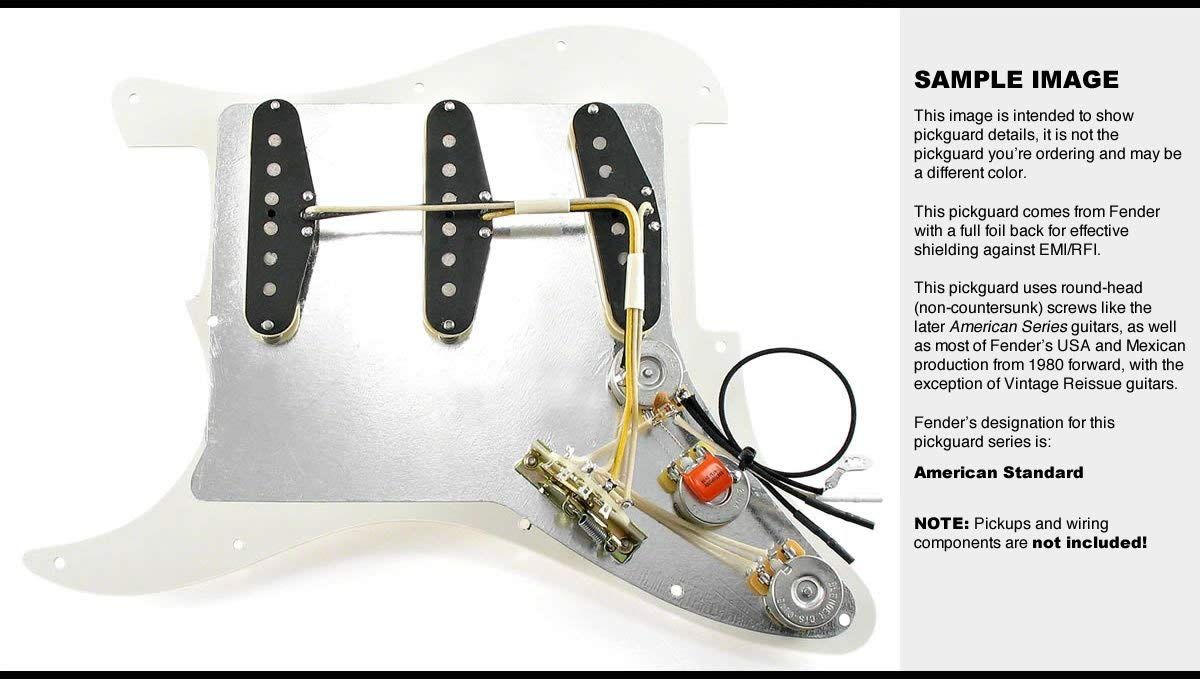 Pickguard Rear Details