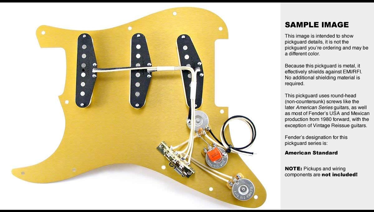 Pickguard Rear Details