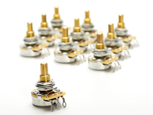 CTS solid-shaft 500k pots, 10-pack