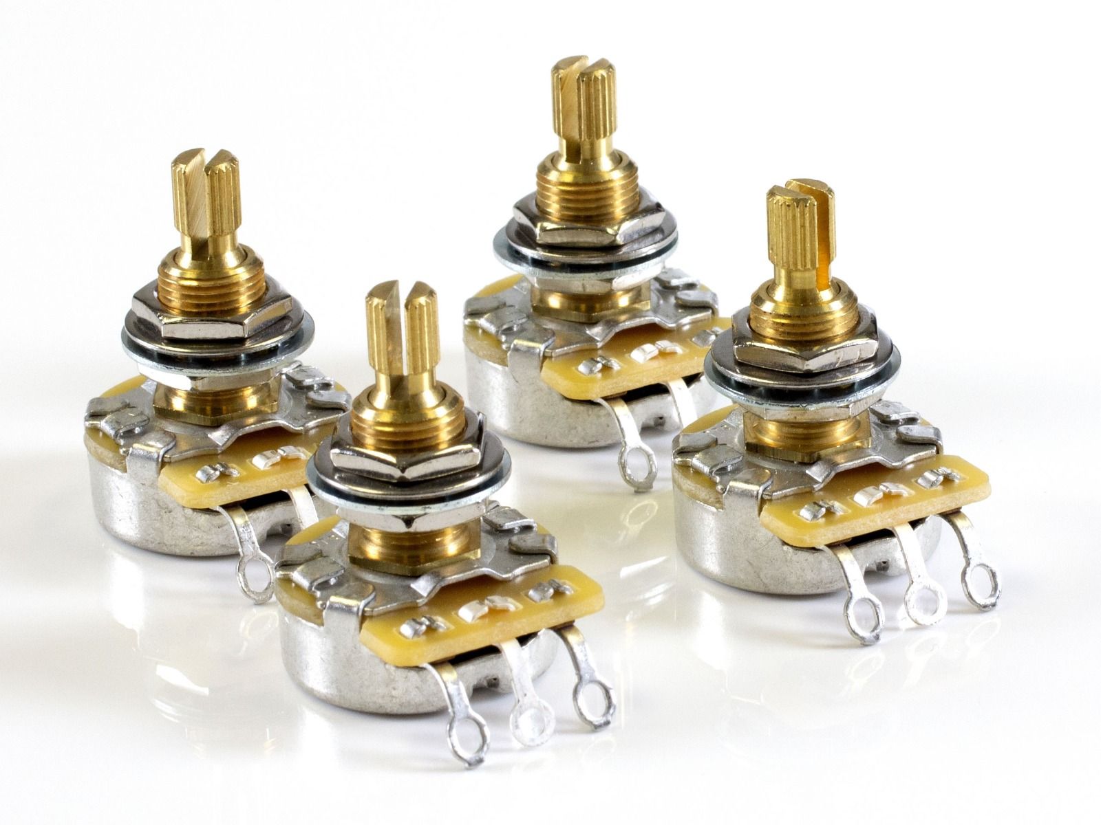 CTS Pot Pack for Gibson, 500K Audio, 2 Volume, 2 Tone