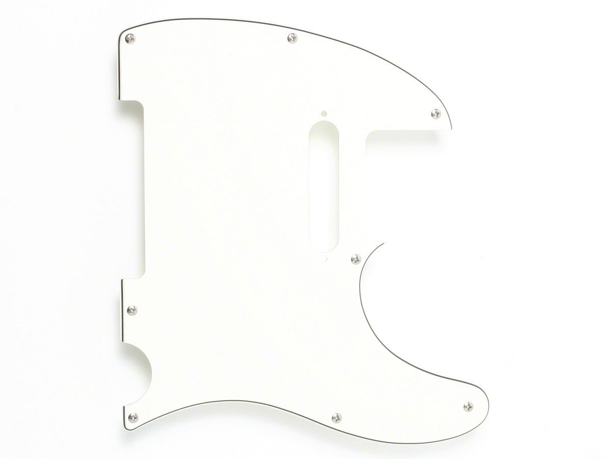 Fender Pickguard, Tele, Modern 8-Hole, Parchment