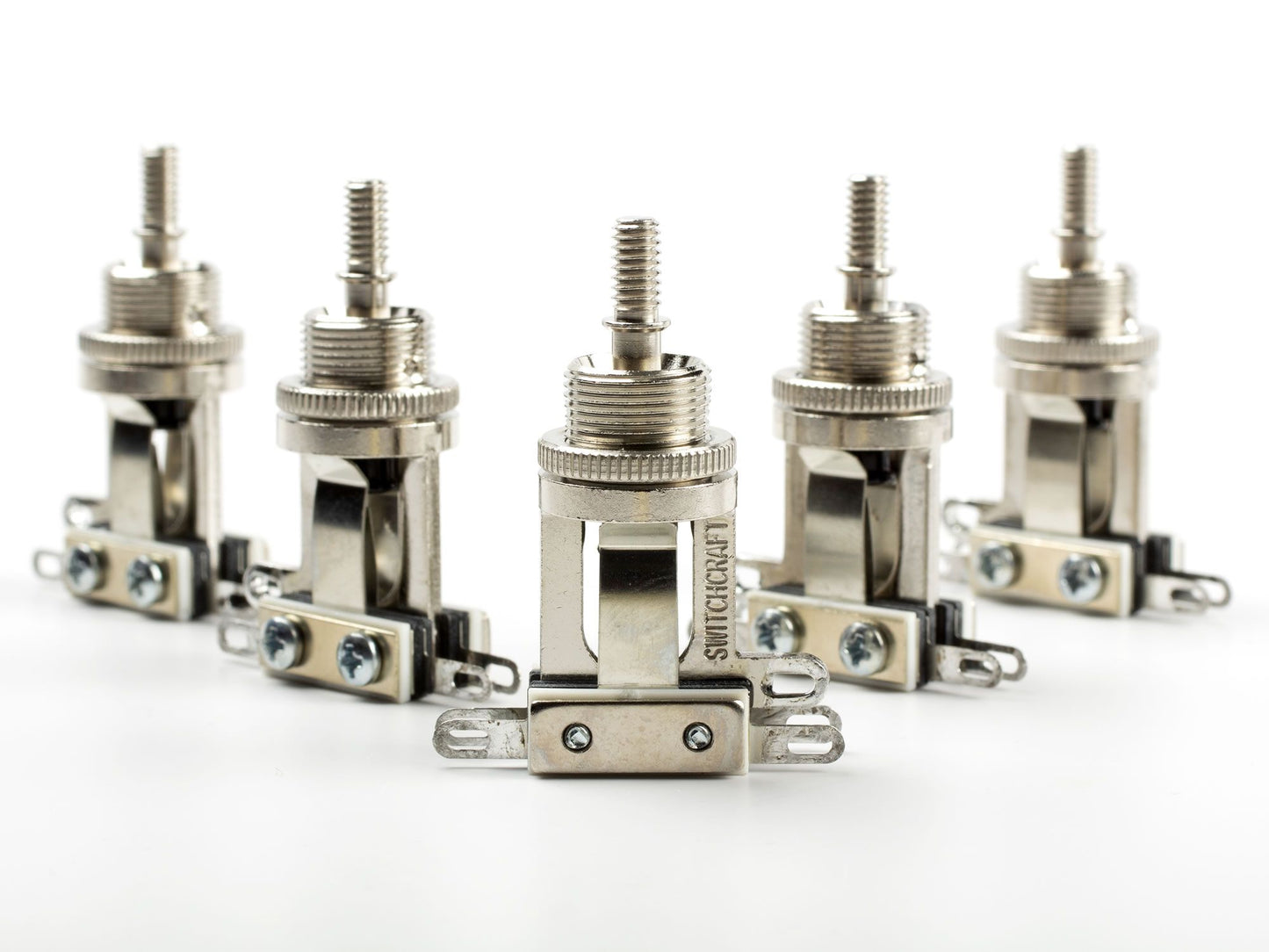Switchcraft 3-Way Toggle Switch, Short Straight, 5-Pack