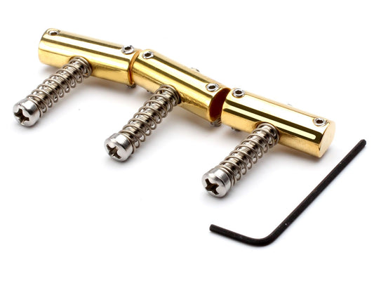 Callaham Tele Saddles - Slant Compensated Brass