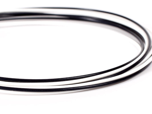 Wire, PTFE Jacket, 22 AWG Stranded, Silver-Plated Copper, White