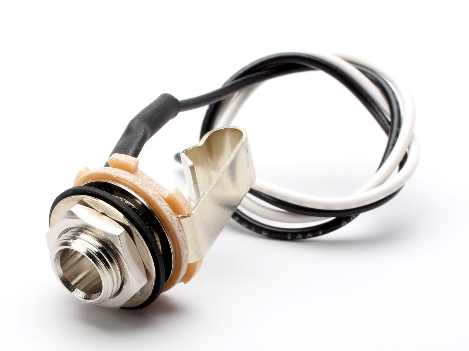 Wired Switchcraft Jack, 1/4'' Mono, Short Bushing