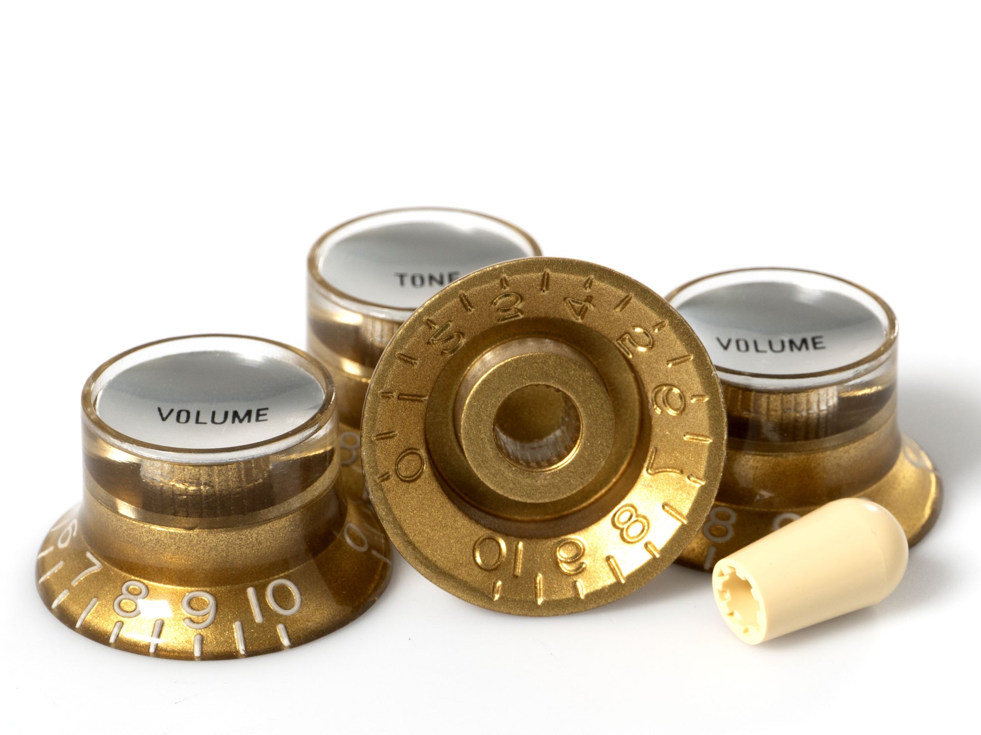 ToneShapers Kit, Reflector Knob Set, Gold/Silver, Cream Tip