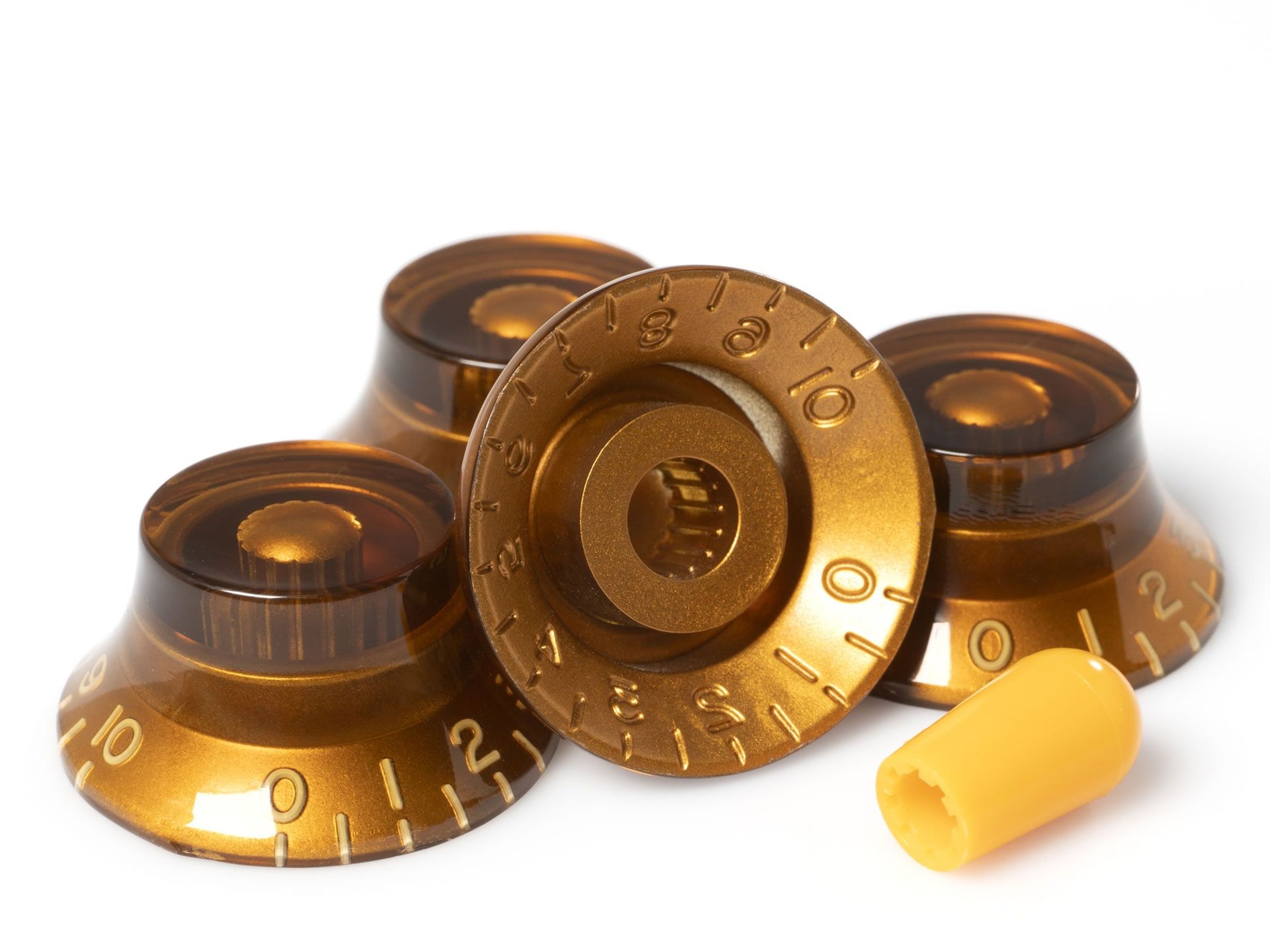 ToneShapers Kit, Bell Knob Set, Classic Amber, Aged Tip