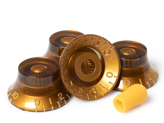 ToneShapers Kit, Bell Knob Set, Classic Amber, Aged Tip