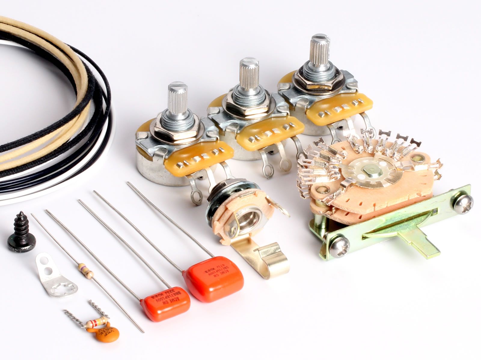 rouw Paleis Afwezigheid ToneShaper Wiring Kit, Stratocaster, Auto-Split (HSS2) – ToneShapers