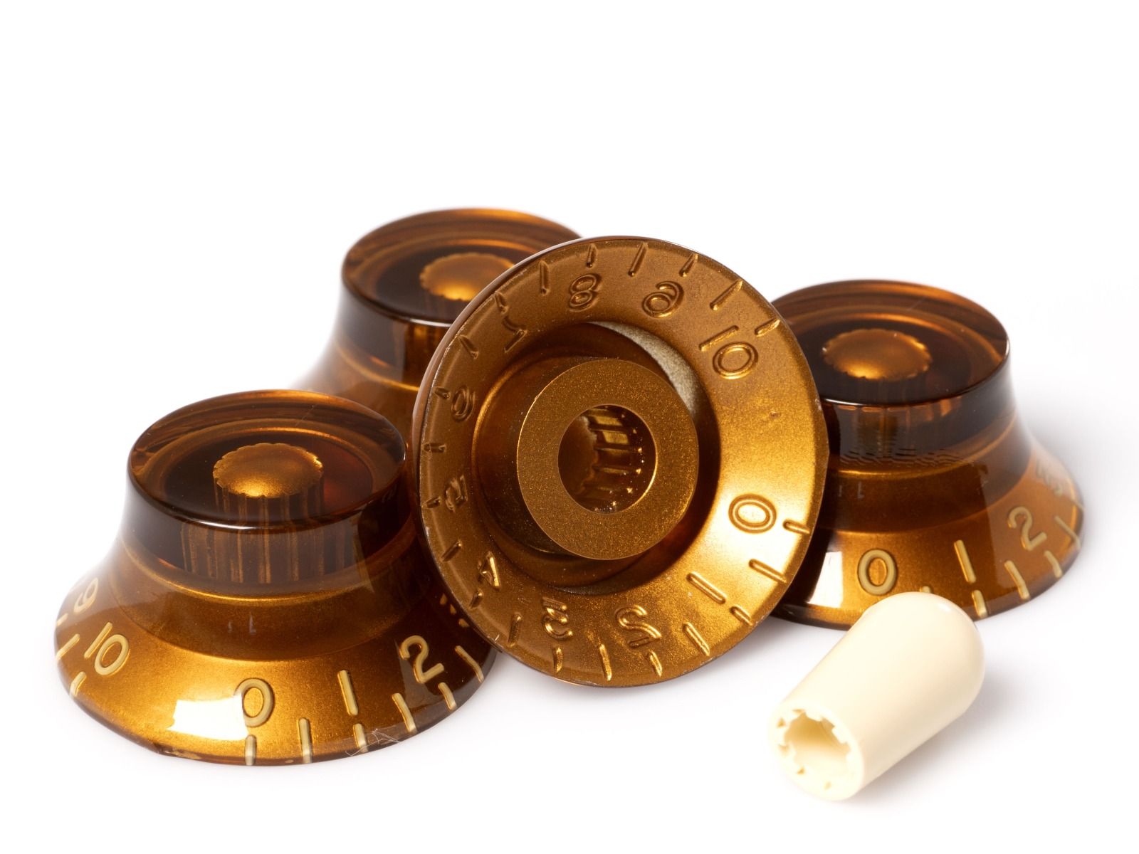 ToneShapers Kit, Bell Knob Set, Amber, Cream Tip