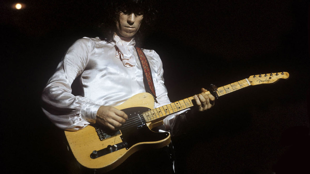 Keith Richards playing Telecaster