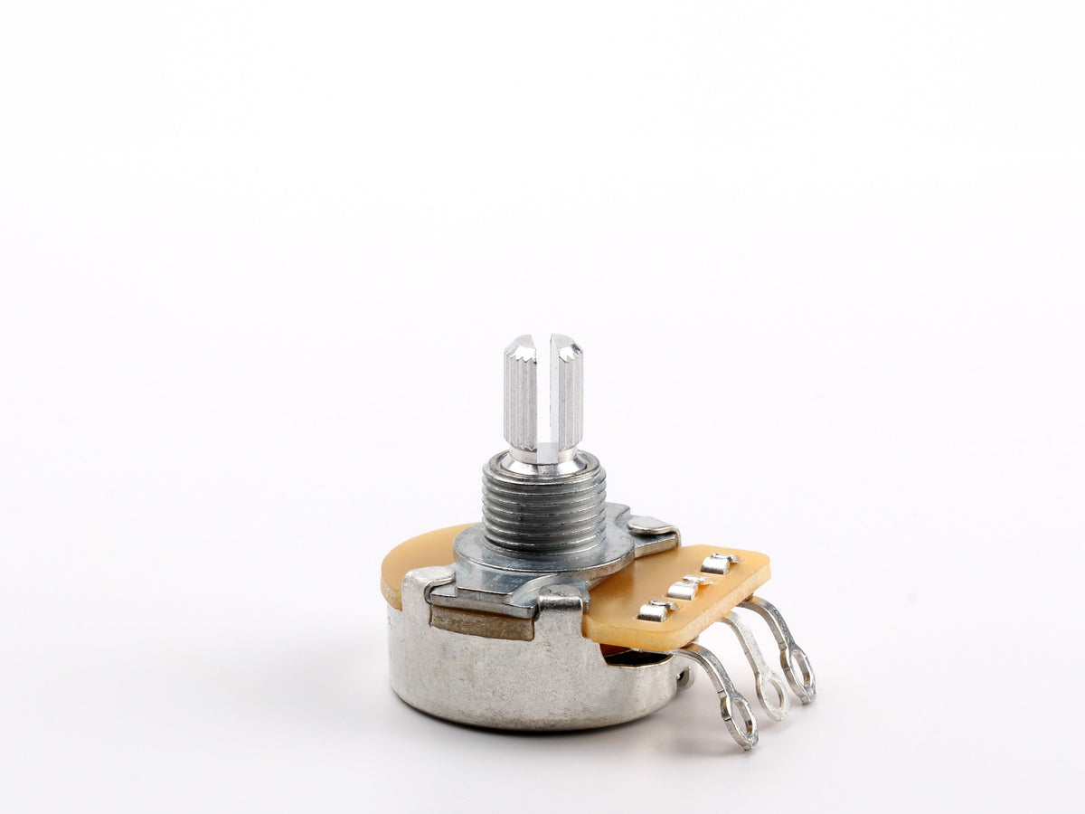 CTS 250k Audio Pot, Split Shaft, for Stratocaster - front