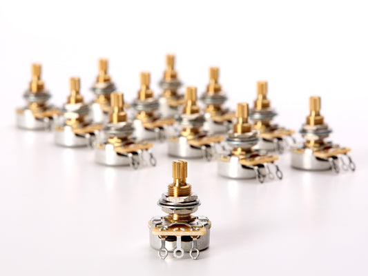 CTS 500k Audio Pot, Split Shaft, 1/2" Thread Length, 12-Pack - pack: all 12 pots