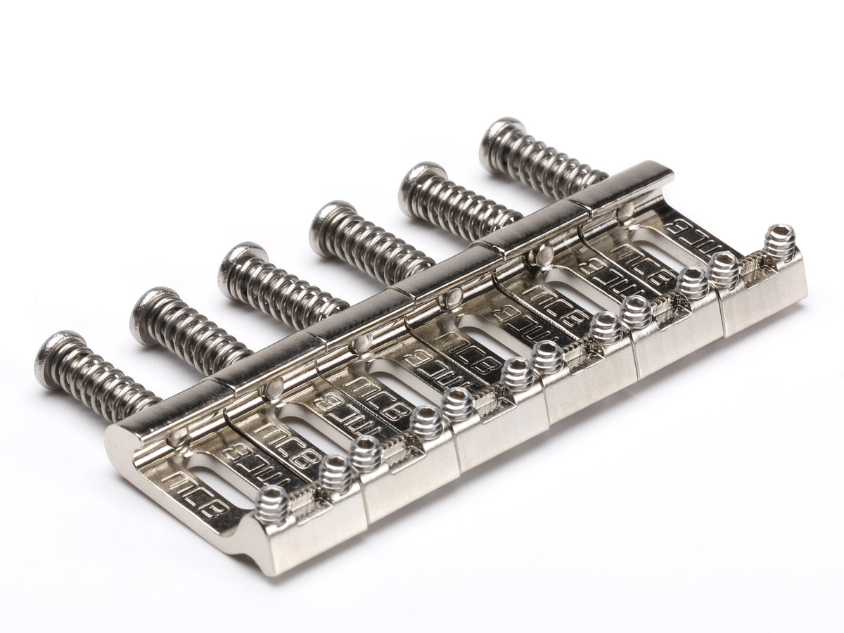 Music City Bridge Groove Master Strat saddles, set of six with intonation screws and springs
