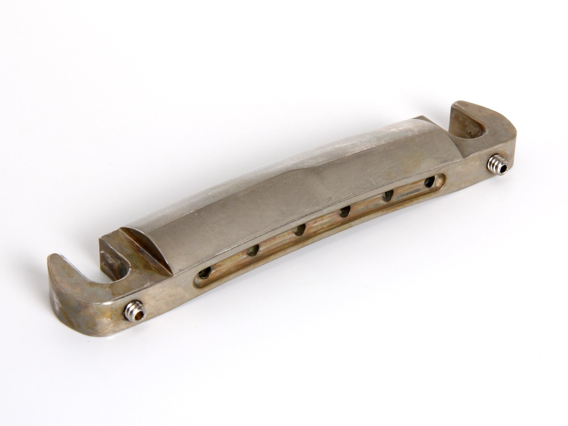 Music City Bridge "Savvy" bridge in aged nickel, rear view