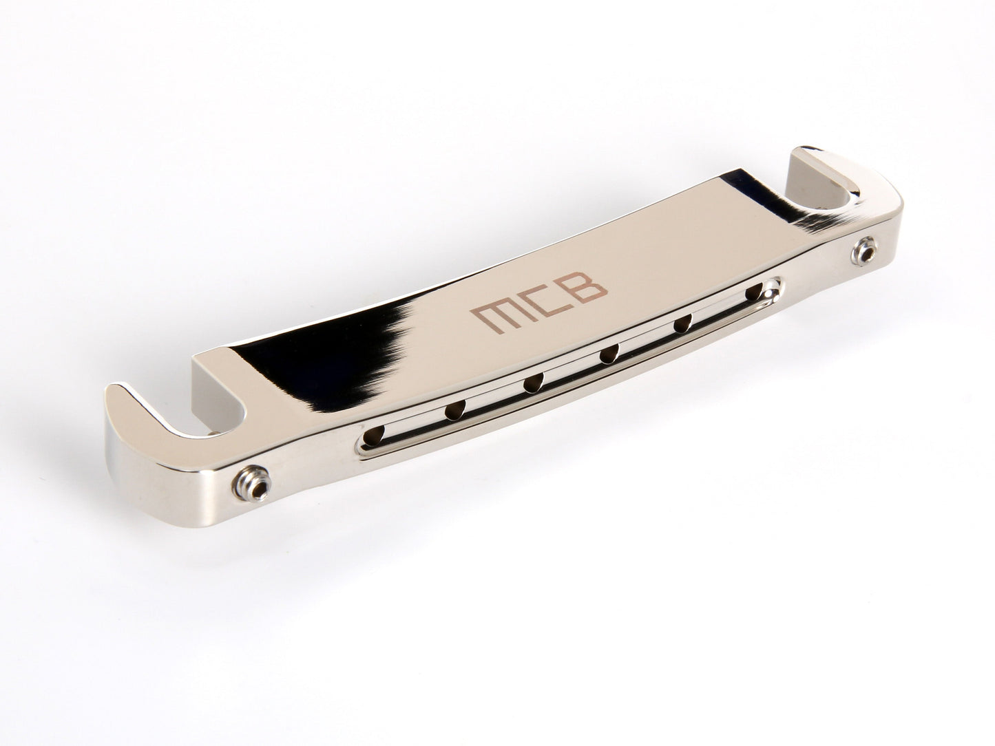 Music City Bridge "Savvy" bridge in polished nickel, underside