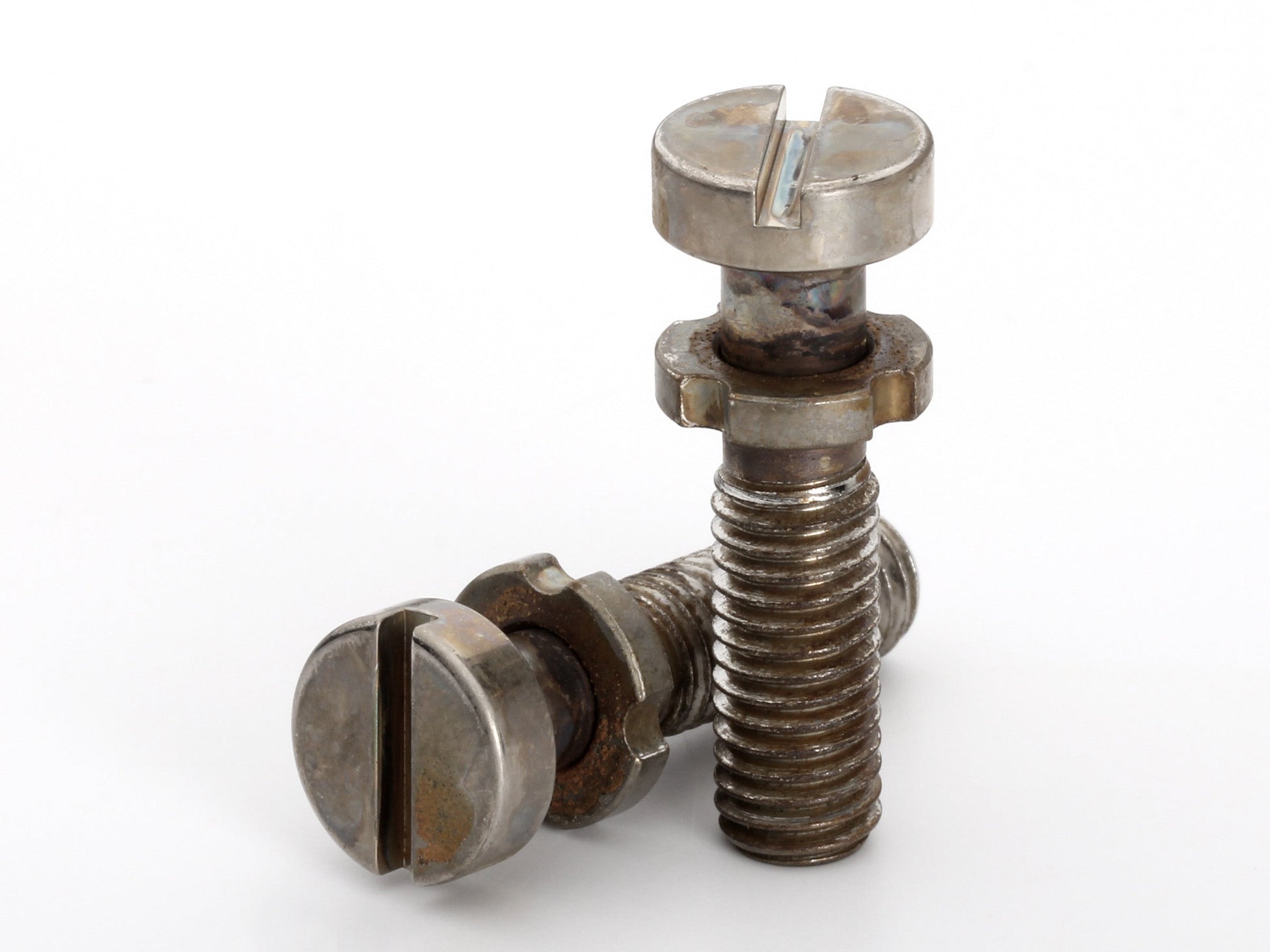 Music City Bridge locking stud set in aged nickel, metric M8 threads