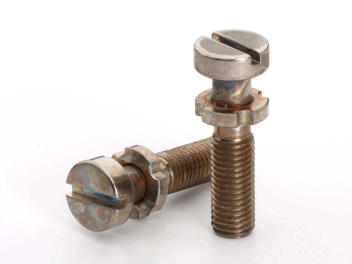 Music City Bridge locking stud set in aged nickel, 5/16-18 threads