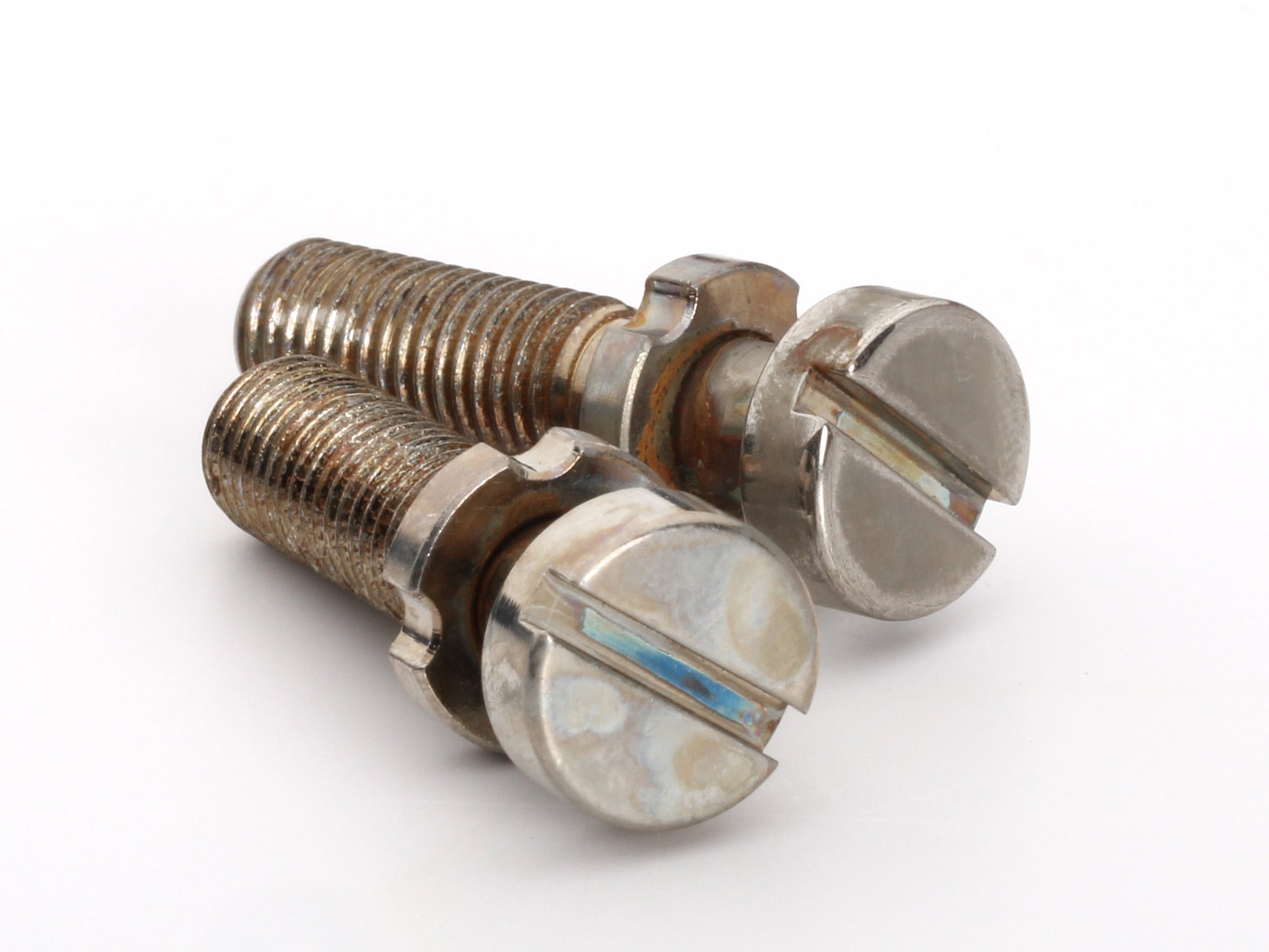 Music City Bridge locking stud set in aged nickel, 5/16-18 threads