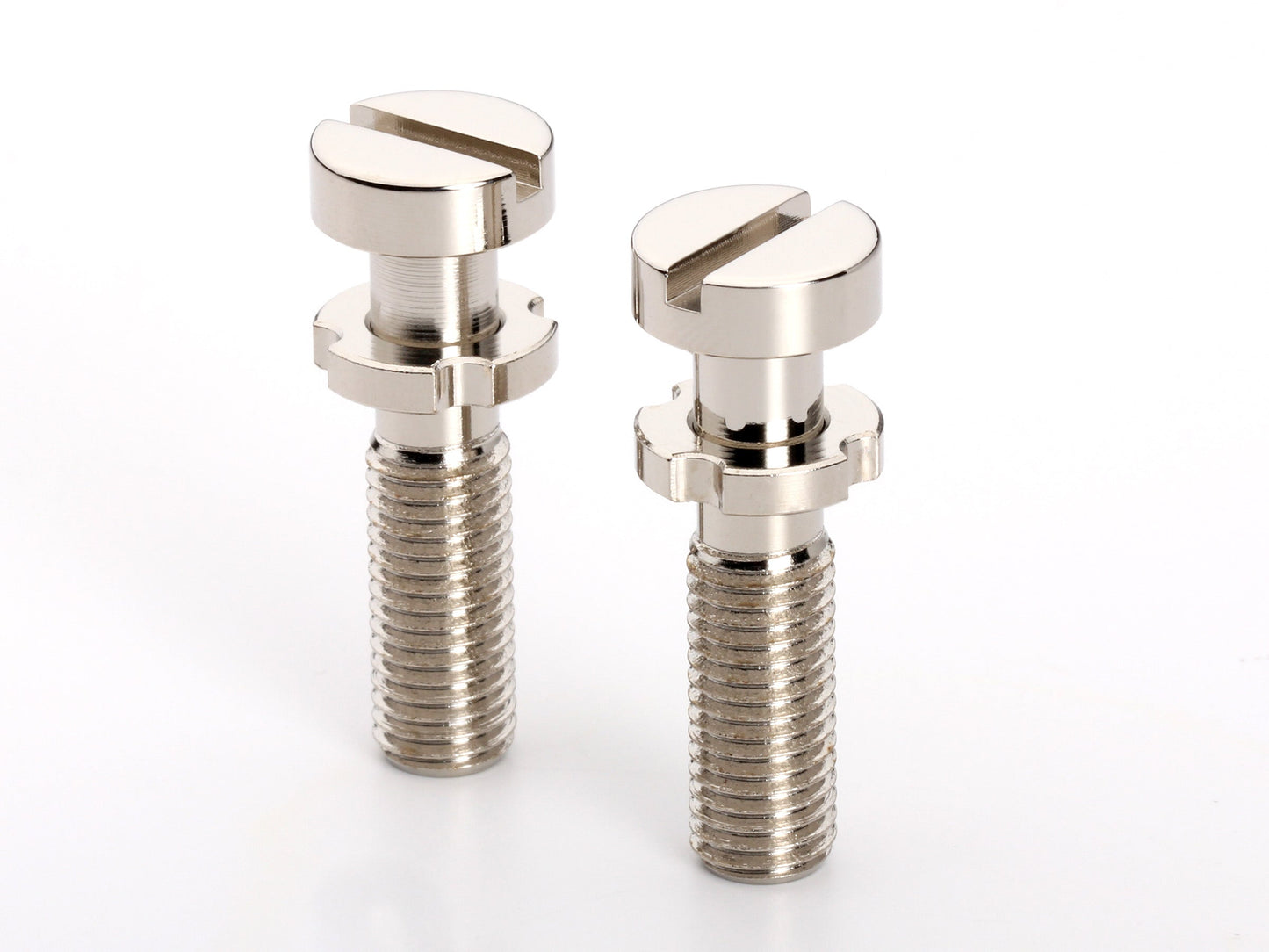 Music City Bridge locking stud set in polished nickel, 5/16-18 threads