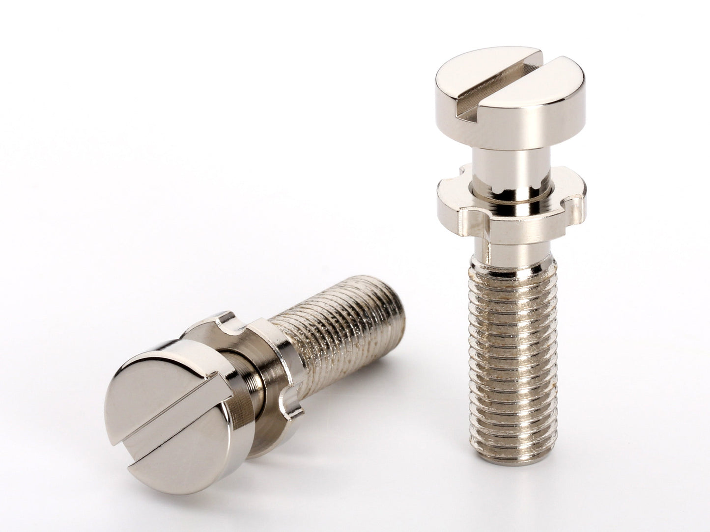 Music City Bridge locking stud set in polished nickel, 5/16-18 threads