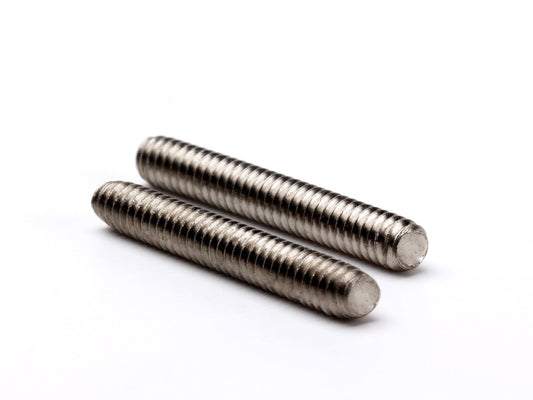 Standard 6-32 stud set for ABR-1 bridges, nickel-plated brass