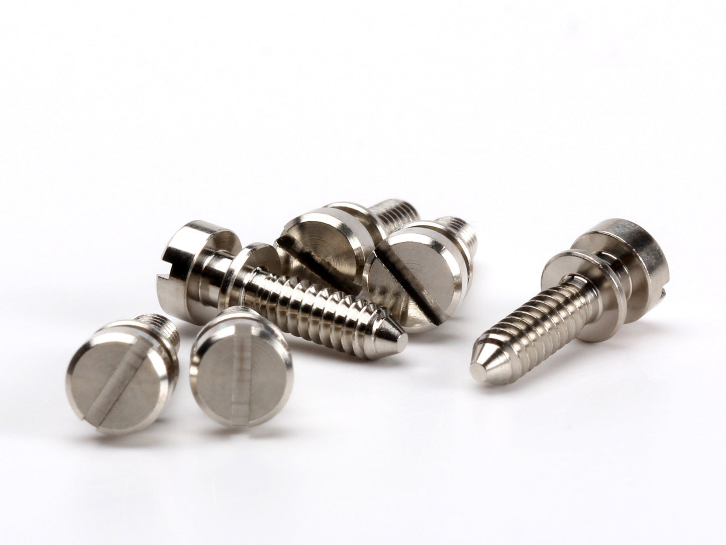 OEM intonation screw set for ABR-1 non-wired bridges, nickel plated, view 3