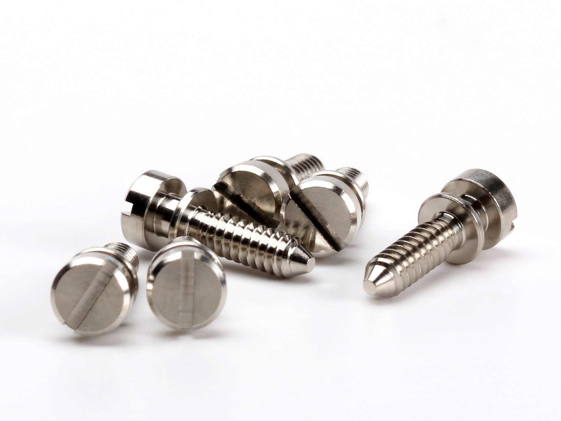 OEM intonation screw set for ABR-1 non-wired bridges, nickel plated, view 3