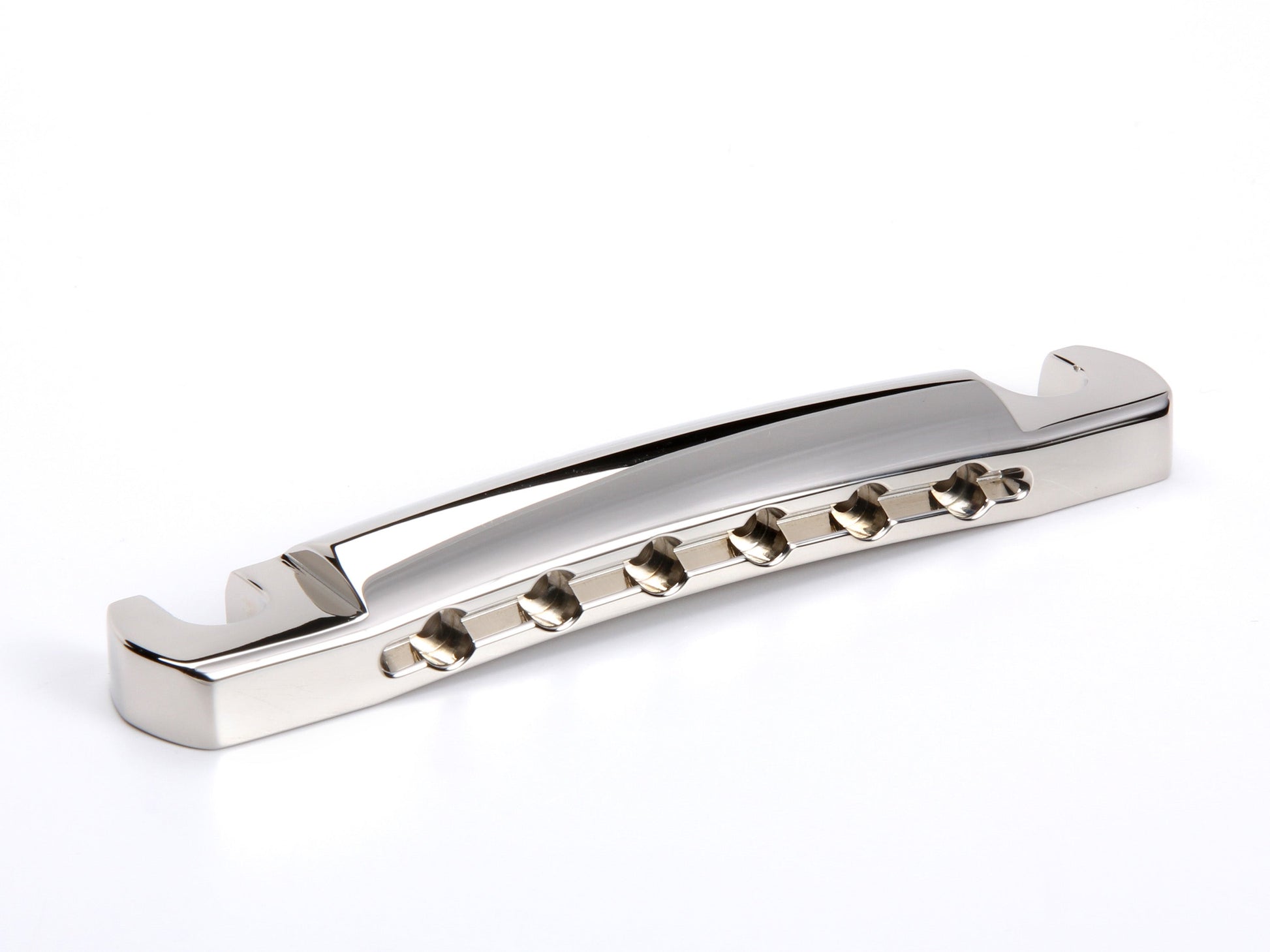 USA-made billet CNC stopbar tailpiece, bell brass, rear