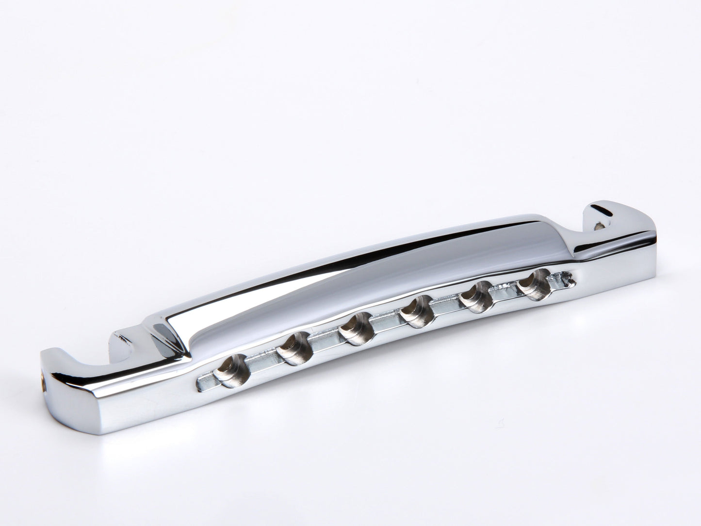 Pinnacle locking aluminum stopbar tailpiece, chrome, rear