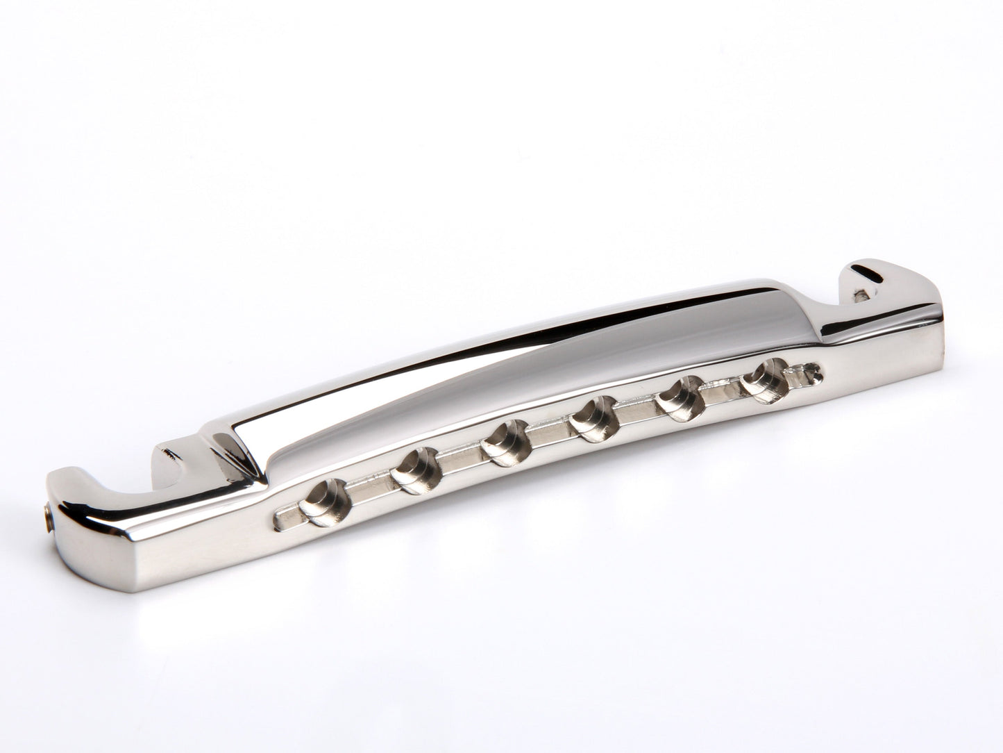 Pinnacle locking aluminum stopbar tailpiece, nickel, rear