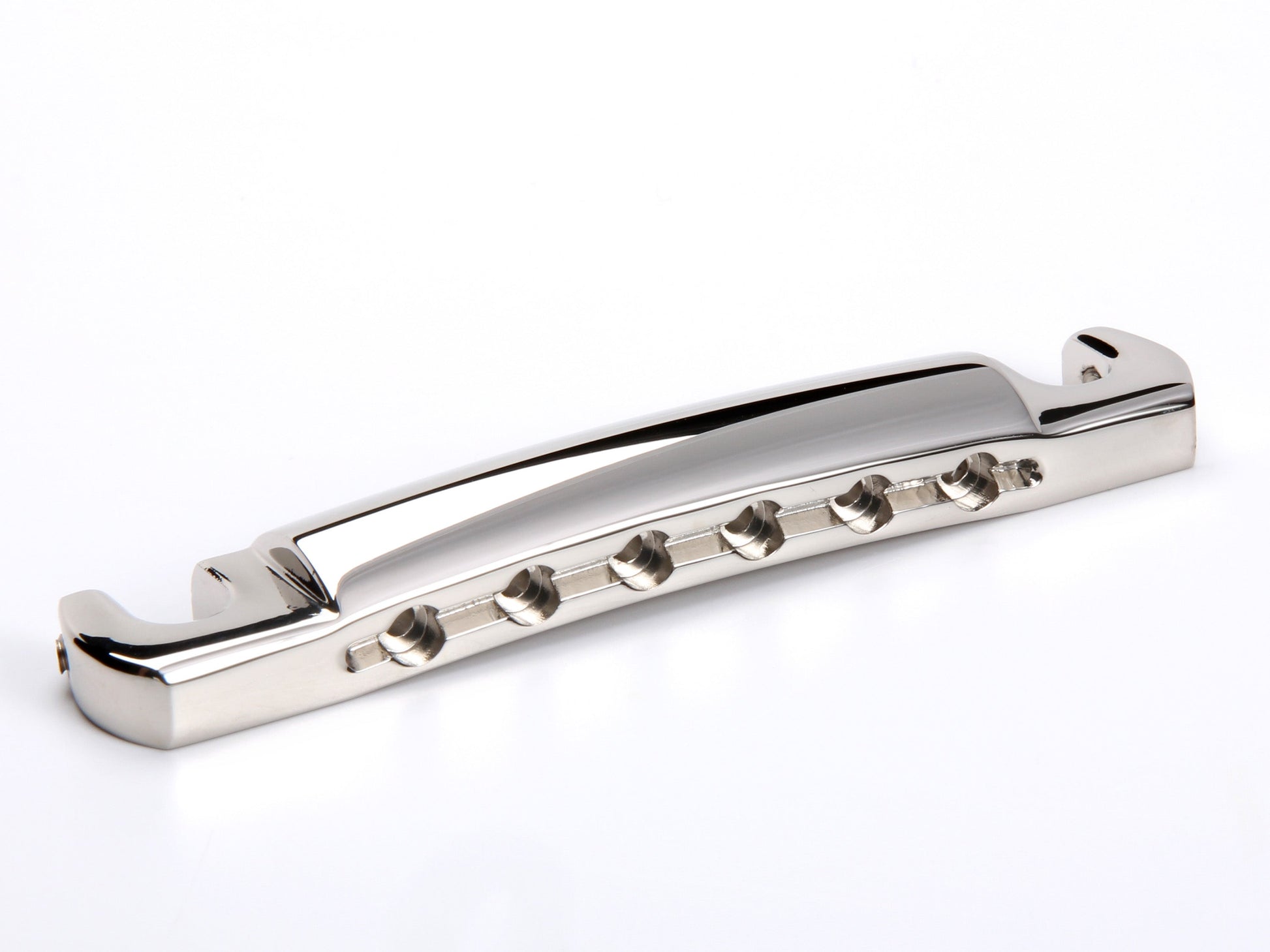 Pinnacle locking aluminum stopbar tailpiece, nickel, rear