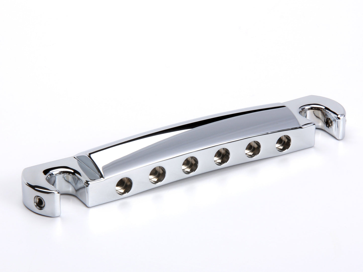Pinnacle locking zinc stopbar tailpiece, chrome, front