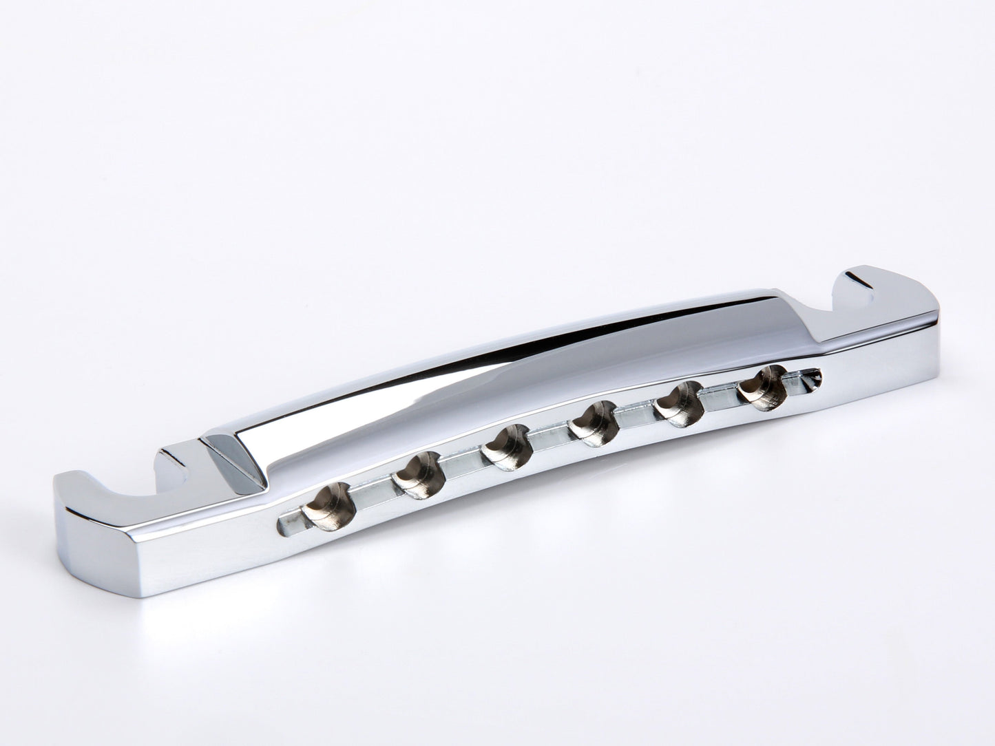 OEM aluminum stopbar tailpiece, chrome, rear