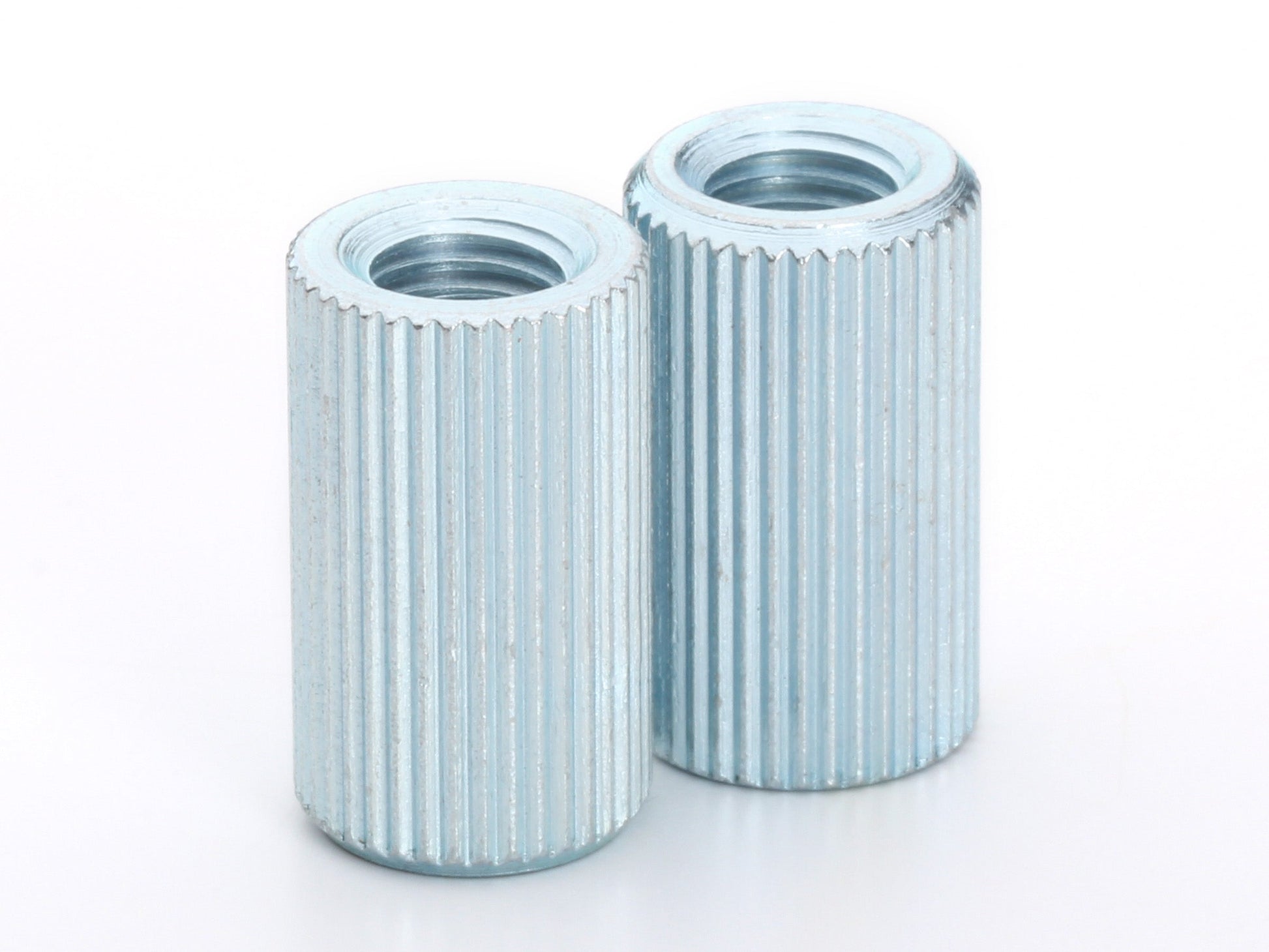 Steel anchor bushing pair for stopbar or wraparound, 5/16-24 thread