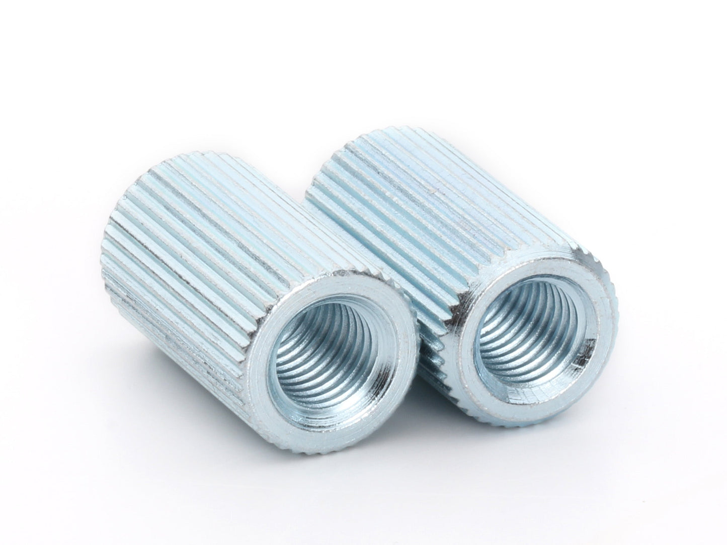 Steel anchor bushing pair for stopbar or wraparound, 5/16-24 thread