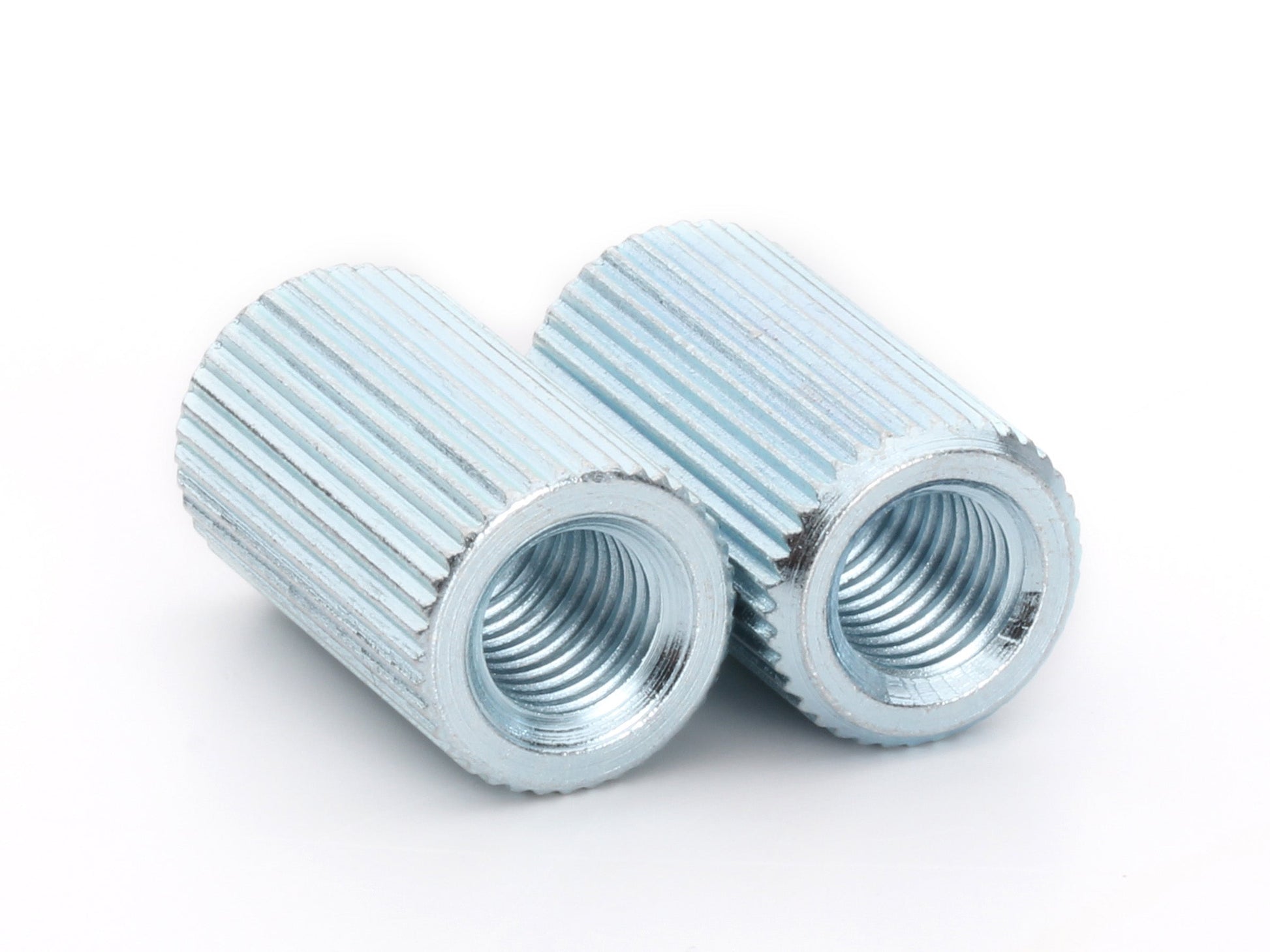 Steel anchor bushing pair for stopbar or wraparound, 5/16-24 thread