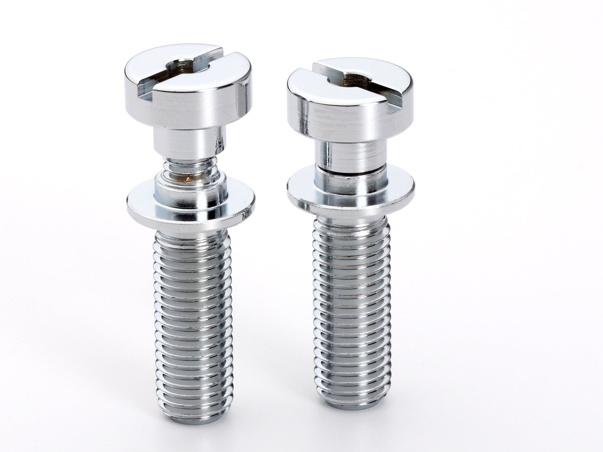 Locking stud set for stopbar or wraparound bridge, 5/16-24 thread, 25/32" thread length, standard head, chrome, view 3