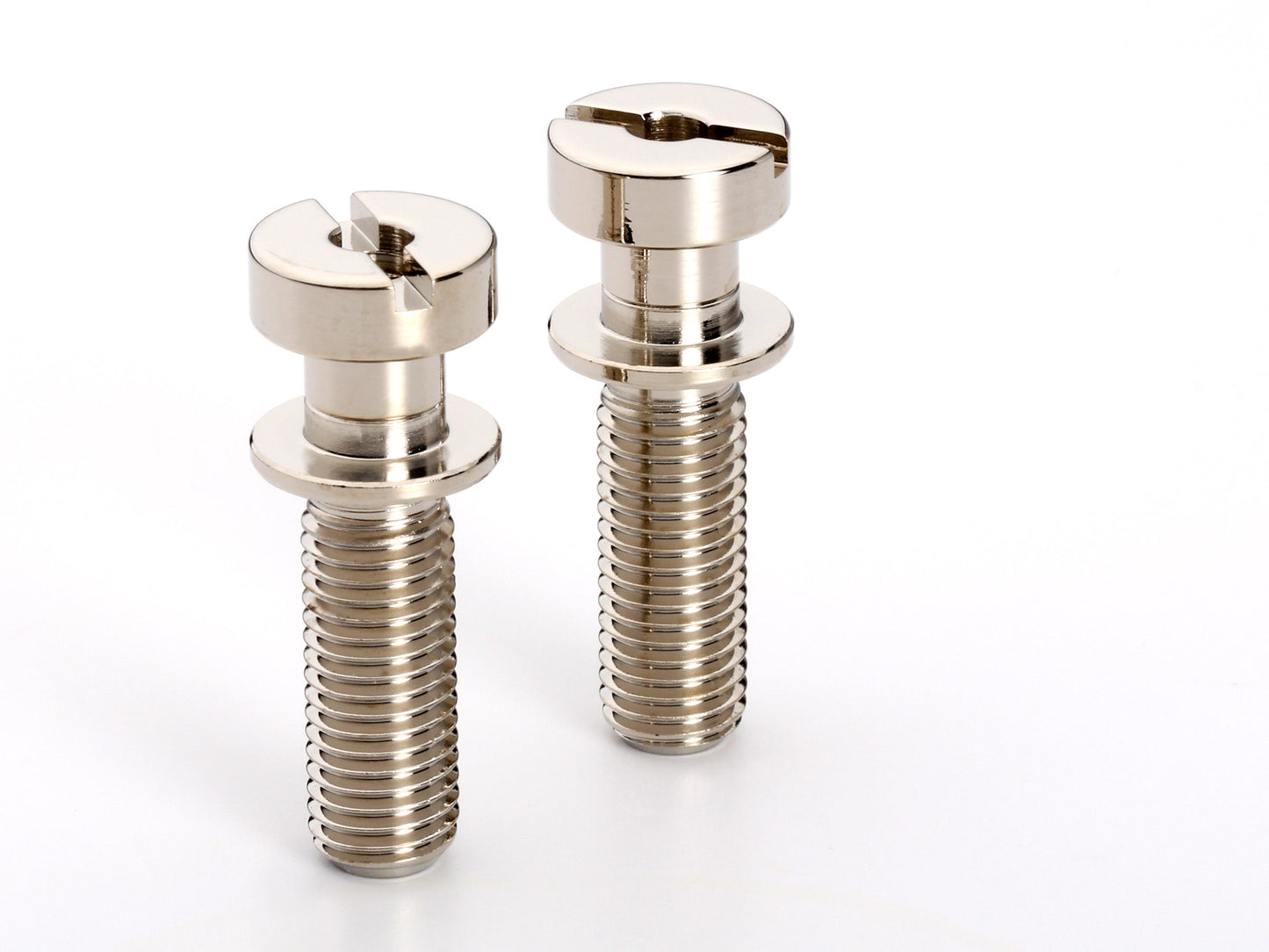 Locking stud set for stopbar or wraparound bridge, 5/16-24 thread, 25/32" thread length, standard head, nickel, view 3