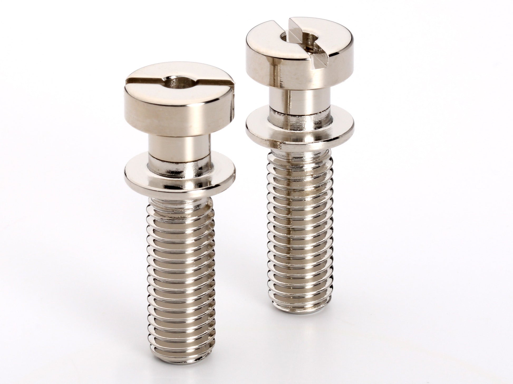 Locking stud set for stopbar or wraparound bridge, M8 thread, 25/32" thread length, standard head, nickel, view 3