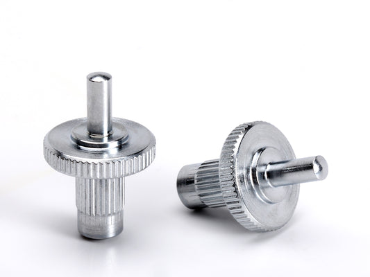 OEM Nashville to ABR1 conversion bridge post set, chrome-plated steel, top