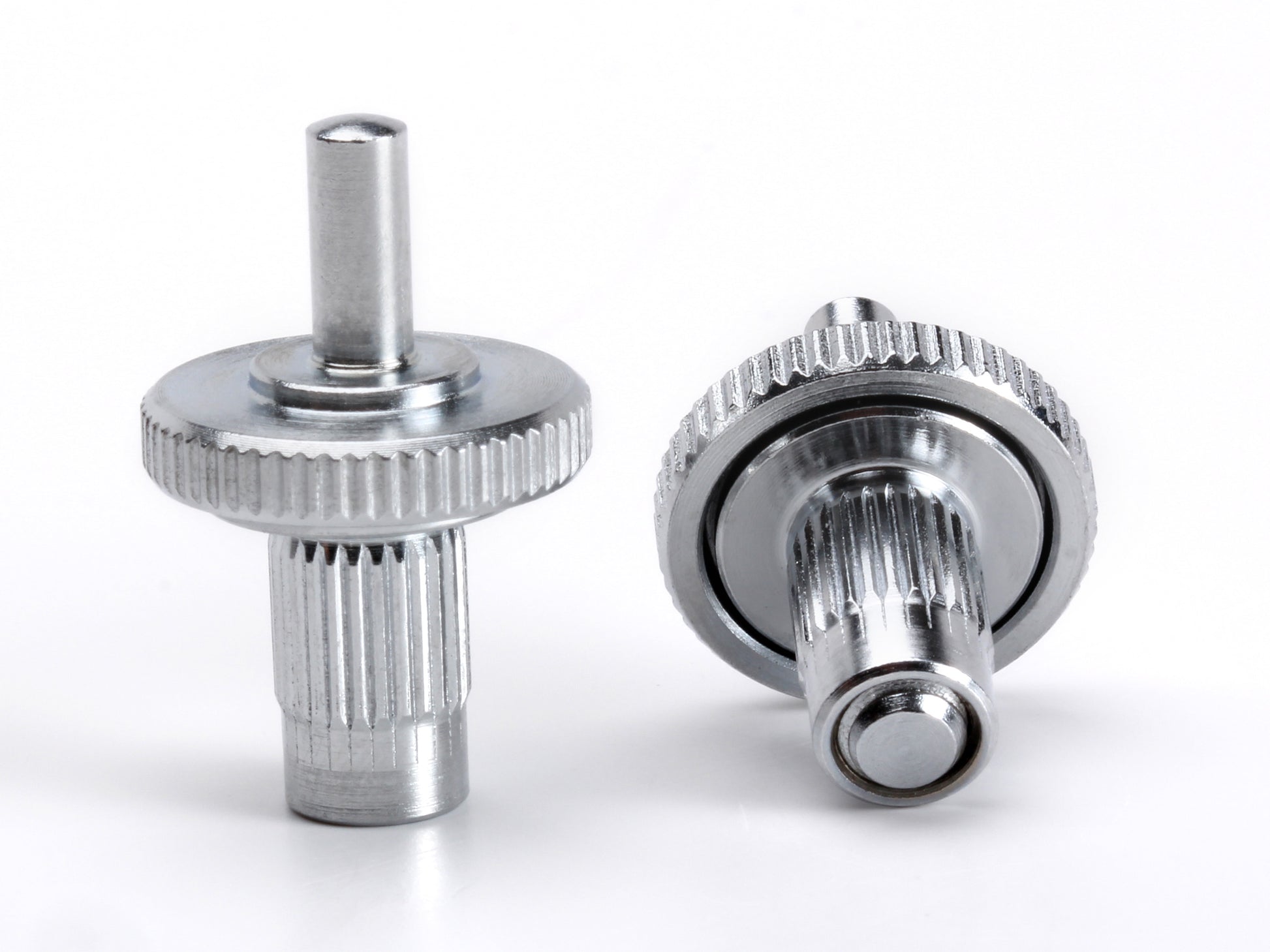 OEM Nashville to ABR1 conversion bridge post set, chrome-plated steel, bottom