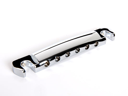OEM wraparound tailpiece, chrome-plated aluminum, front