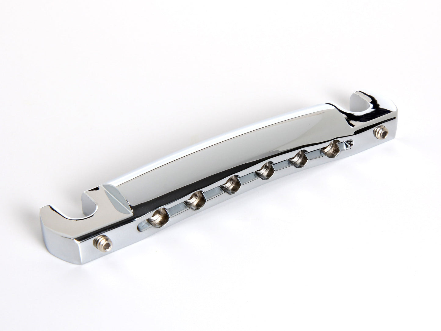 OEM wraparound tailpiece, chrome-plated aluminum, rear, alternate view
