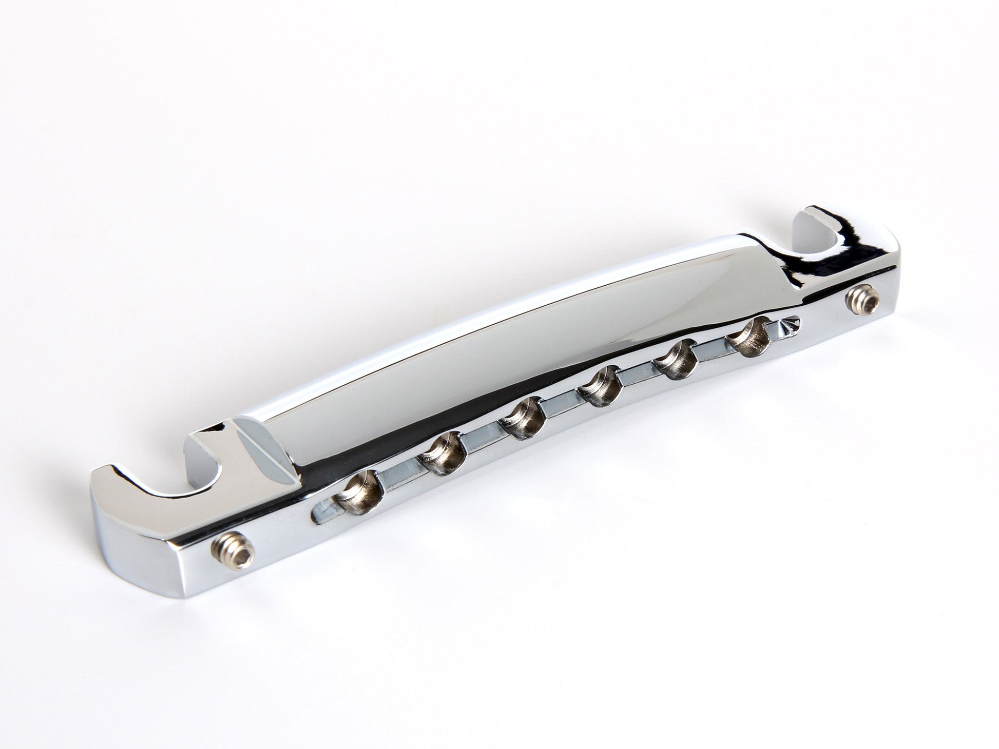 OEM wraparound tailpiece, chrome-plated aluminum, rear, alternate view